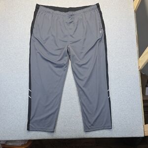 Zelos Men’s Track Pants Gray Black Side Stripe Activewear Joggers 3X